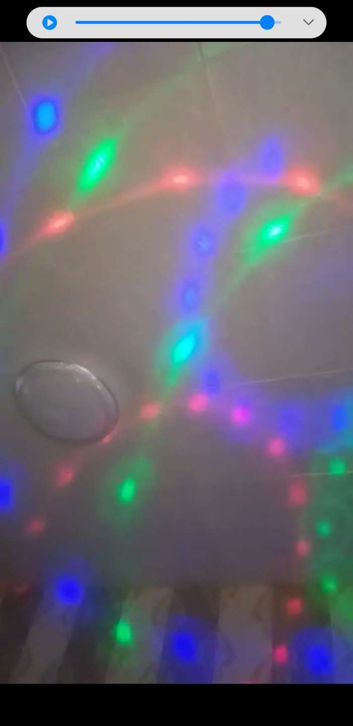 Фотография покупателя товара Световой прибор «Мини диско-шар» 8 см, Е27, свечение RGB - Фото 3