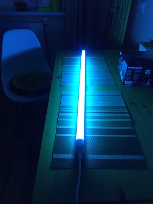 Фотография покупателя товара Светильник ультрафиолетовый бактерицидный с лампой Т8 Uniel, 30 Вт,без озонирования, 930 мм - Фото 1