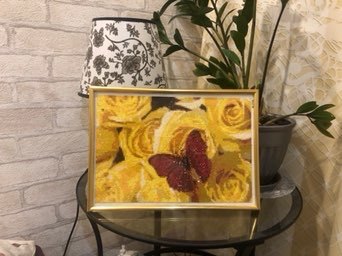 Фотография покупателя товара Алмазная мозаика «Букет роз», 19 цветов - Фото 1