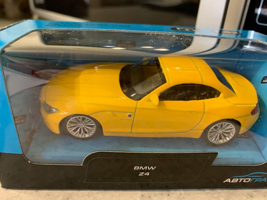 Фотография покупателя товара Машина металлическая BMW Z4, 1:43, цвет синий - Фото 1