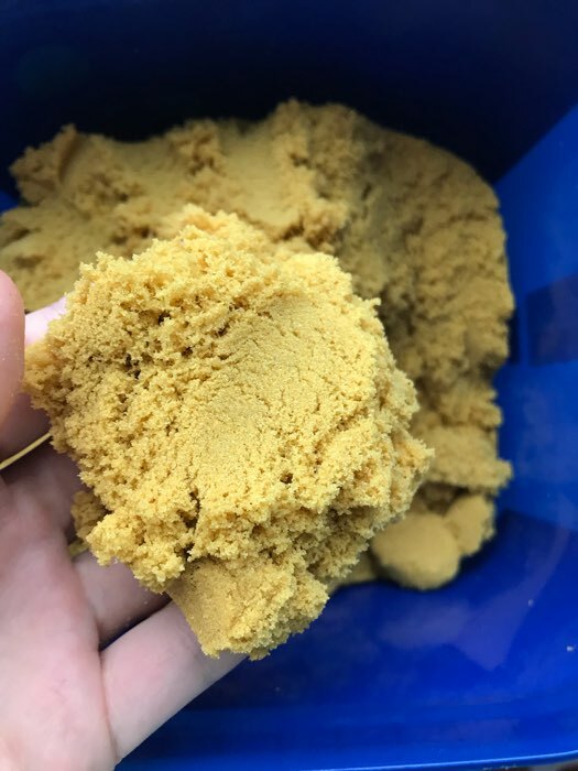 Фотография покупателя товара Космический песок, жёлтый, 3 кг