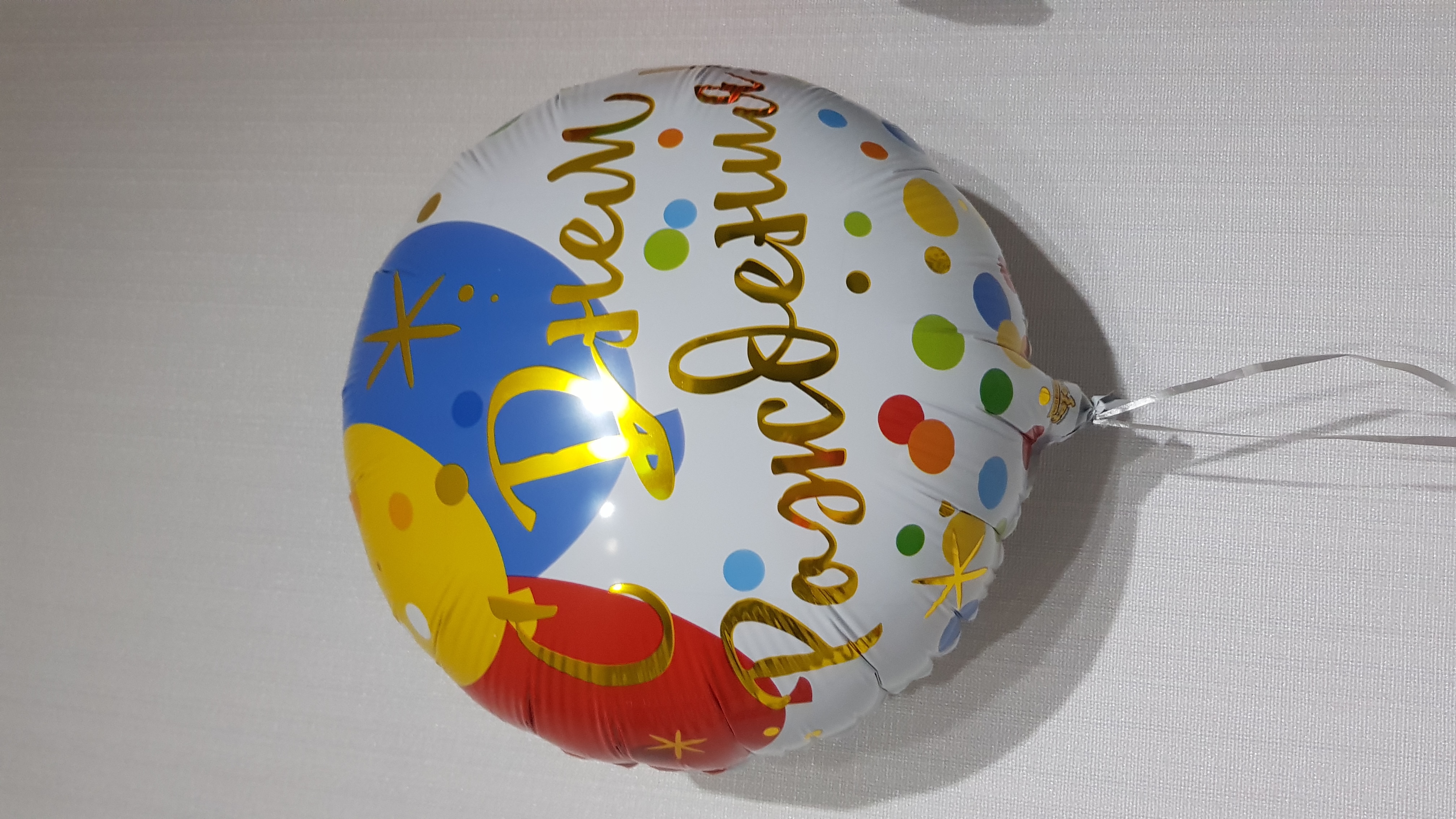 Фотография покупателя товара Шар фольгированный 18" «С днём рождения», шары, конфетти