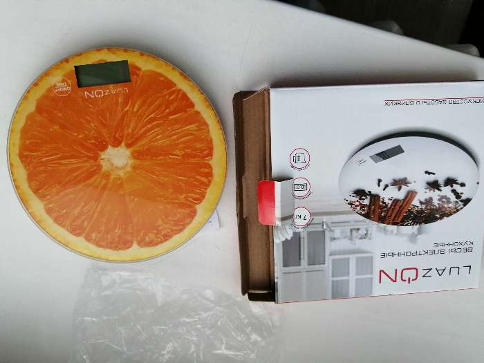 Фотография покупателя товара Весы кухонные Luazon LVK-701 "Апельсин", электронные, до 7 кг - Фото 9