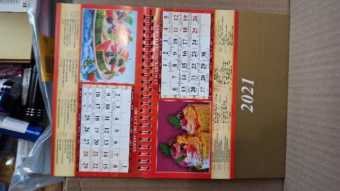 Фотография покупателя товара Календарь домик "С праздниками и именинами" 2021год, 20х14 см - Фото 2