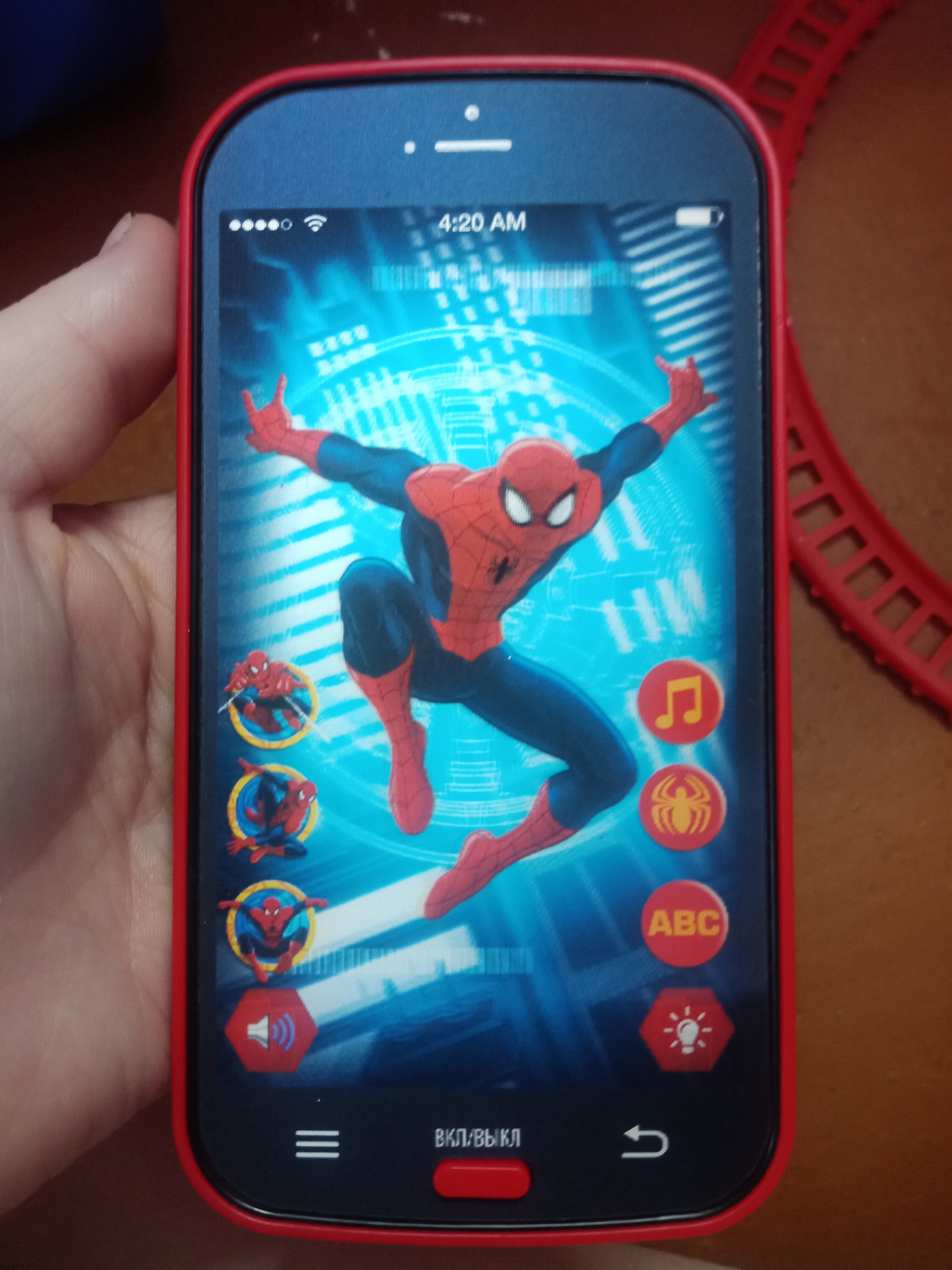 Фотография покупателя товара Телефон интерактивный "Будь на связи", Человек-паук