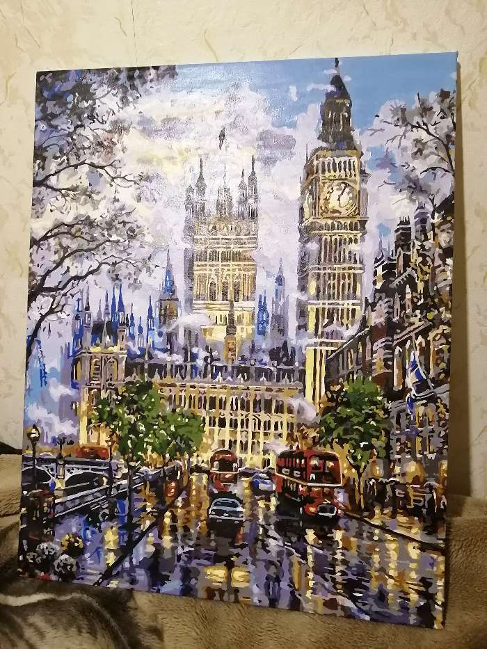 Фотография покупателя товара Картина по номерам «Прогулка в Лондоне» 40×50 см - Фото 2