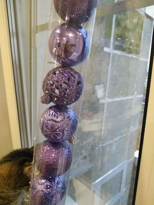 Фотография покупателя товара Ёлочные игрушки «Сильва», шары новогодние, d=6 см, набор 12 шт., синий - Фото 2