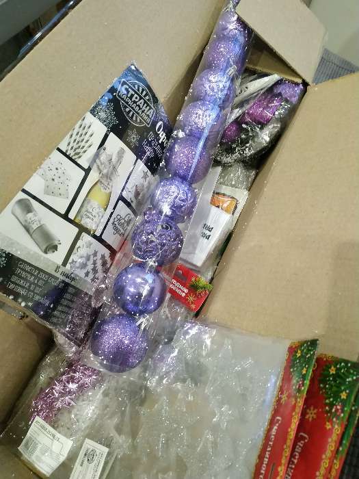 Фотография покупателя товара Ёлочные игрушки «Сильва», шары новогодние, d=6 см, набор 12 шт., синий - Фото 1