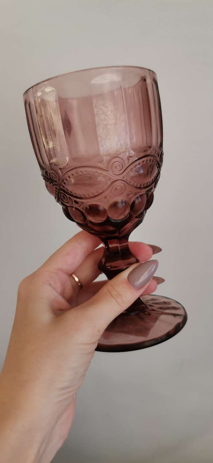 Фотография покупателя товара Бокал из стекла Magistro «Ла-Манш», 250 мл, 8×15,3 см, цвет розовый