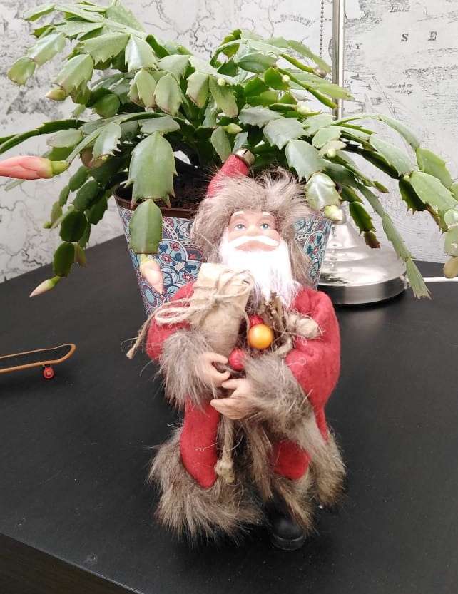 Фотография покупателя товара Дед Мороз "В красной шубке, с хворостом" 16 см - Фото 5
