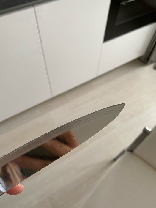 Фотография покупателя товара Нож кухонный Доляна «Инканто», лезвие 12 см, цвет белый