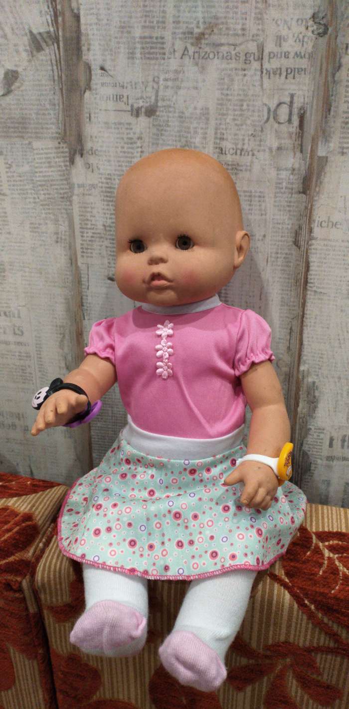 Фотография покупателя товара Одежда «Летнее настроение»: платье, для пупса 38-42 см, МИКС - Фото 1