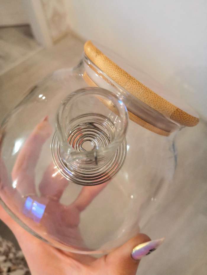 Фотография покупателя товара Чайник стеклянный заварочный с бамбуковой крышкой и металлическим фильтром Magistro «Эко», 600 мл - Фото 11