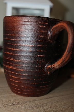 Фотография покупателя товара Кружка "Чайная", красная глина, 0.3 л - Фото 4
