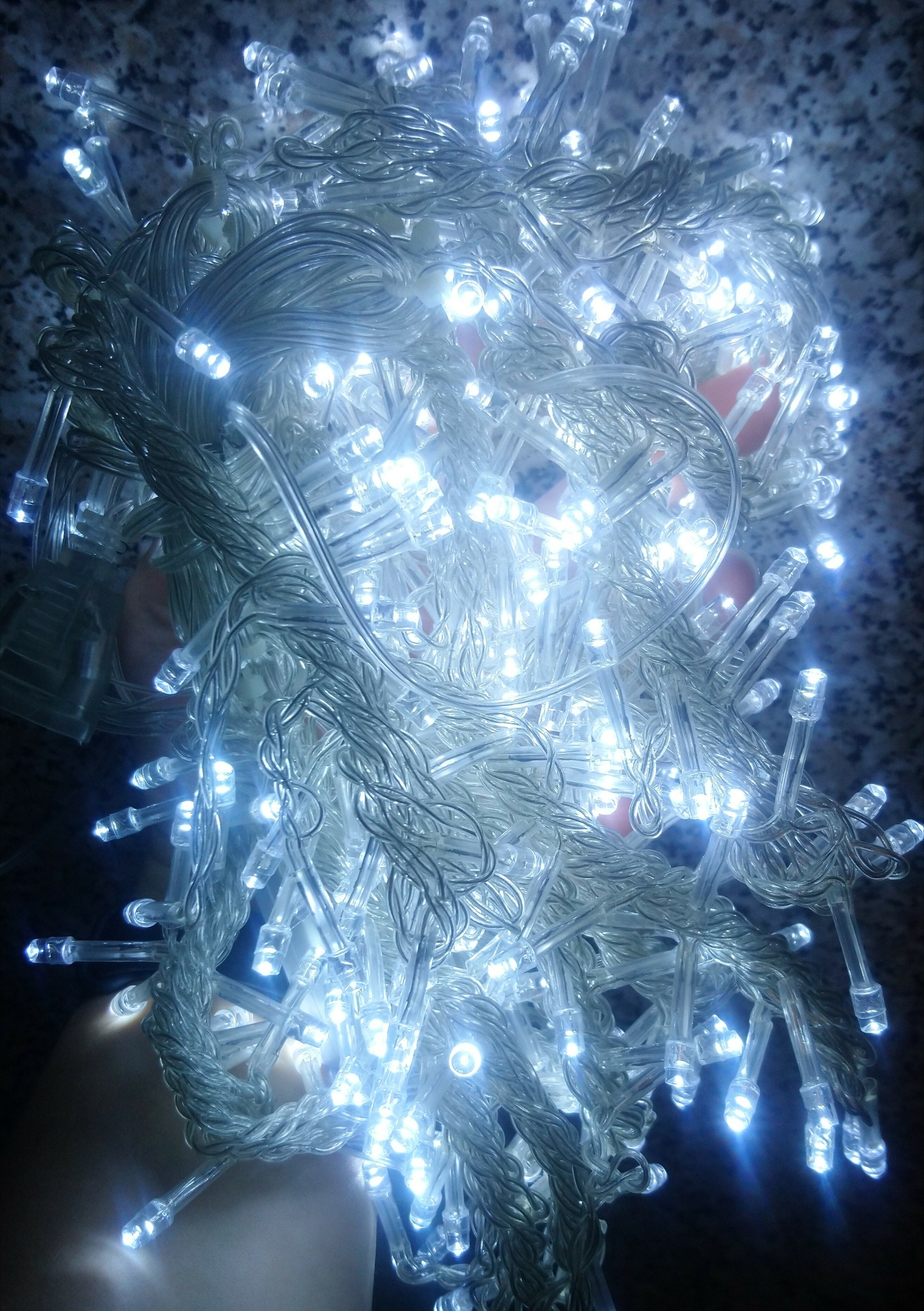 Фотография покупателя товара Гирлянда «Занавес» 1.5 × 1 м, IP20, прозрачная нить, 180 LED, свечение мульти, 8 режимов, 220 В - Фото 58