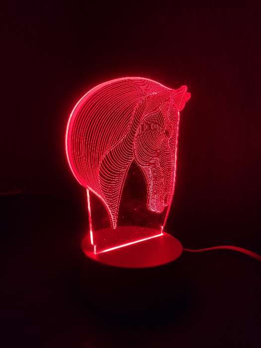 Фотография покупателя товара Светильник «Лошадь» LED RGB от сети - Фото 9
