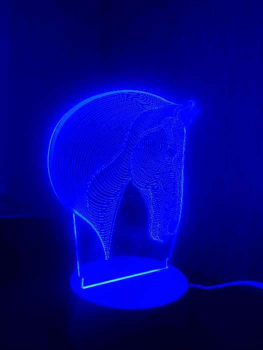 Фотография покупателя товара Светильник «Лошадь» LED RGB от сети - Фото 6