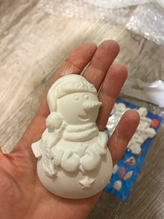 Фотография покупателя товара Набор для раскраски с подвесом «Новогодний» 10×7 см 3 шт. - Фото 3