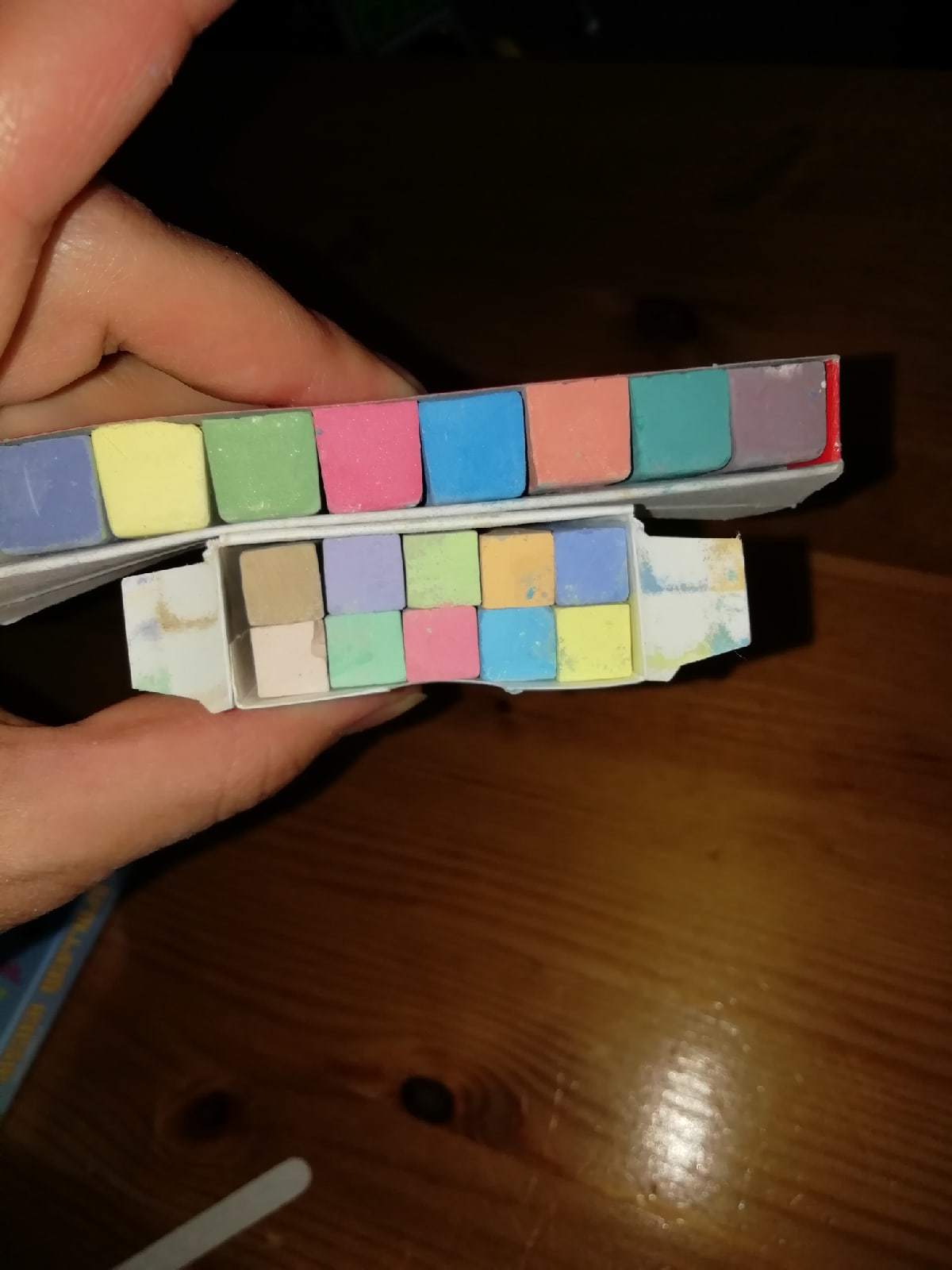 Фотография покупателя товара Мелки цветные «Квартет», в наборе 9 штук, квадратные