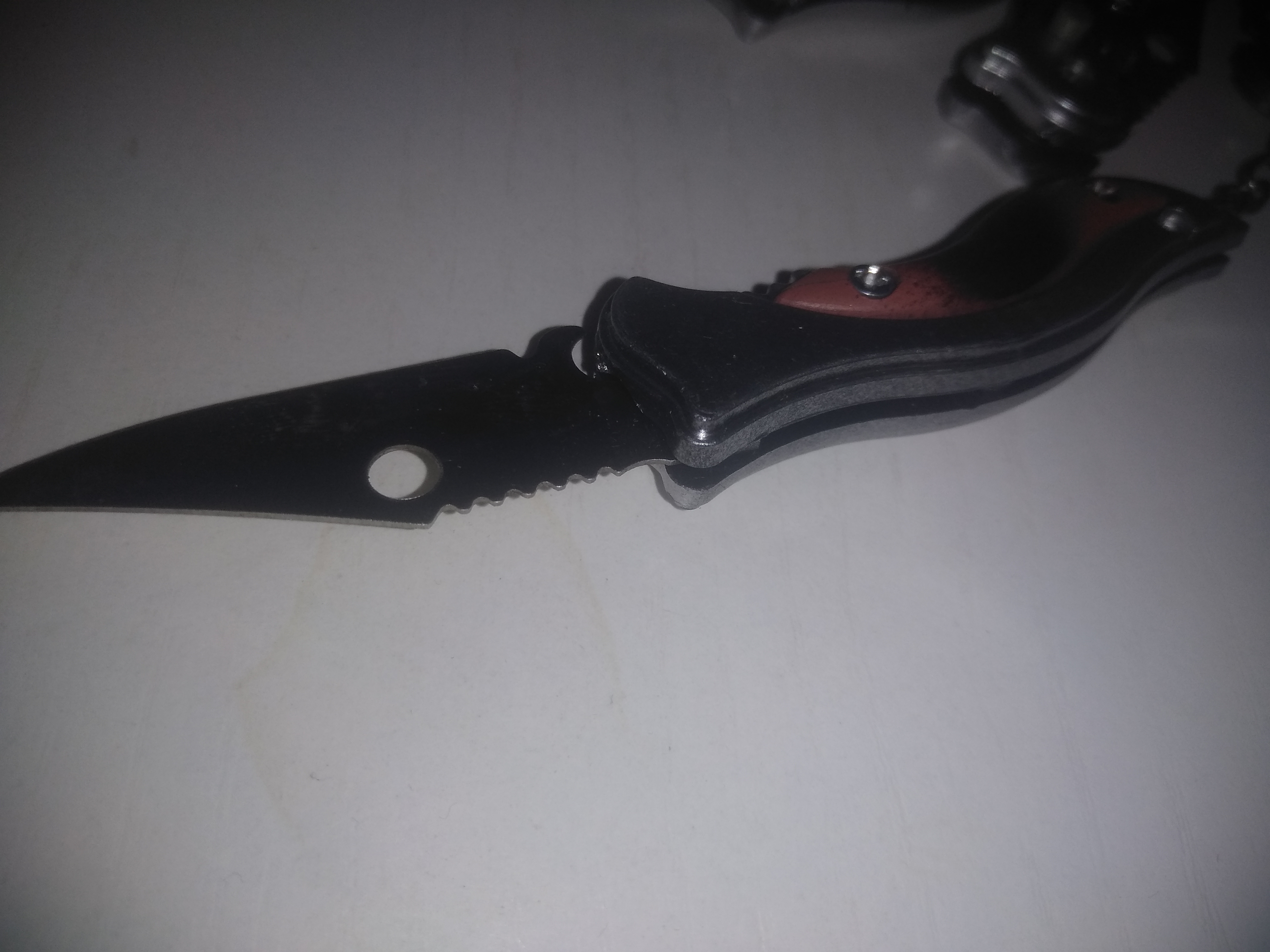 Фотография покупателя товара Нож перочинный складной "Тигровый-2" 10,7см, клинок 45мм/1,2мм, микс