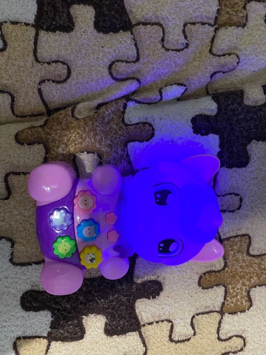Фотография покупателя товара Игрушка развивающая «Пони Вишенка» световые и звуковые эффекты, цвет фиолетовый - Фото 1