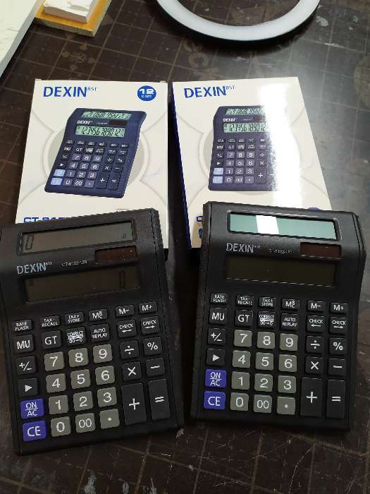 Фотография покупателя товара Калькулятор настольный, 12-разрядный, CT-8122-99, двойной циферблат - Фото 1