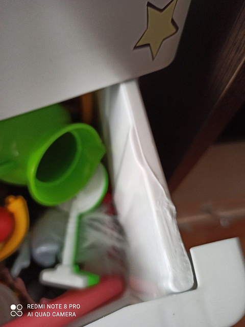 Фотография покупателя товара Комод детский 4-х секционный Росспласт«Красотка», 47 х 38,5 см, цвет белый