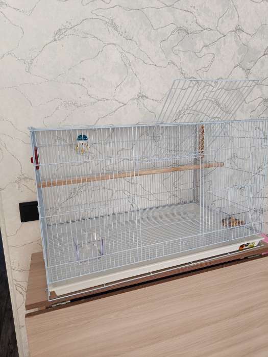 Фотография покупателя товара Клетка Triol N 504 для птиц, 76×46×45.5 см, микс - Фото 1