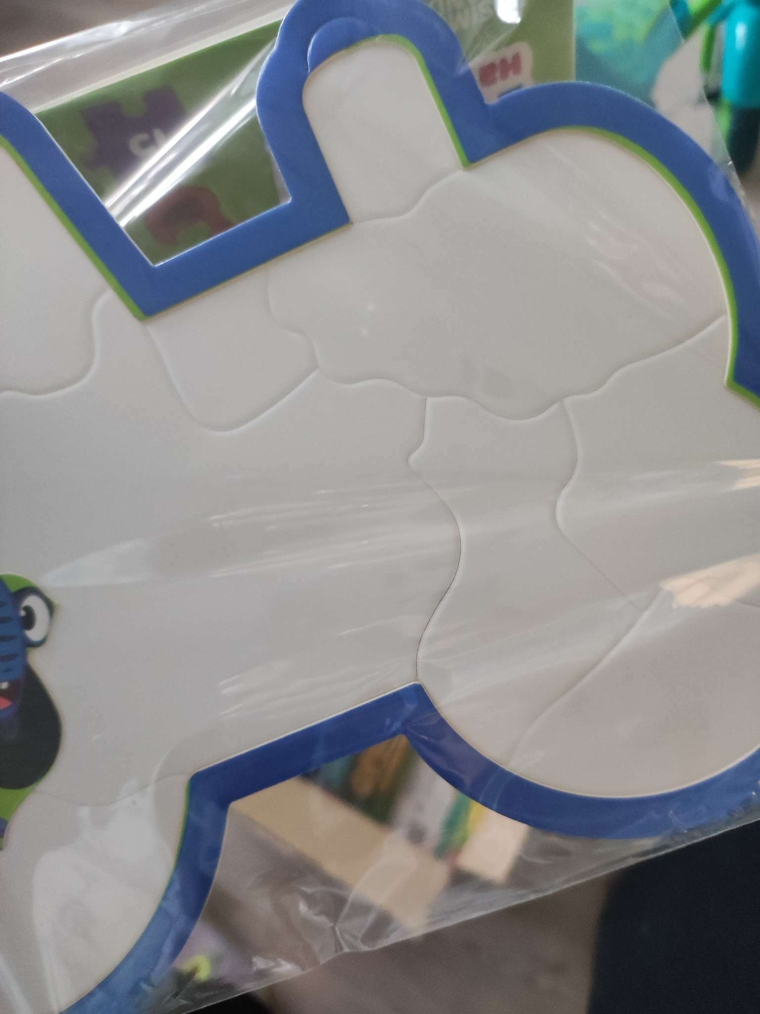 Фотография покупателя товара Пазл на подложке «Зверята на ферме и Синий трактор», 15 деталей - Фото 2