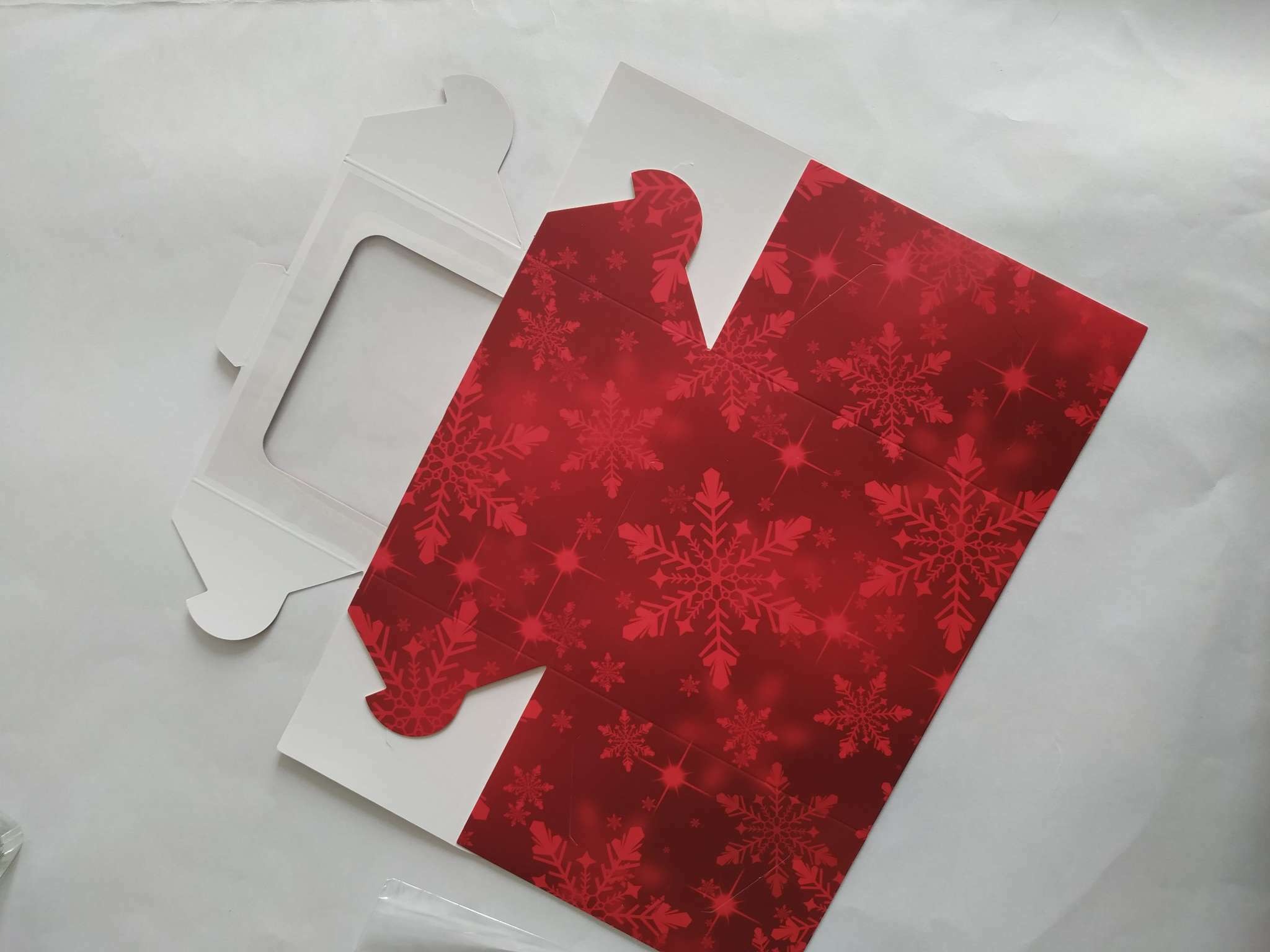 Фотография покупателя товара Коробка под бенто - торт с окном «Новогодняя почта», 14×14×8 см - Фото 9