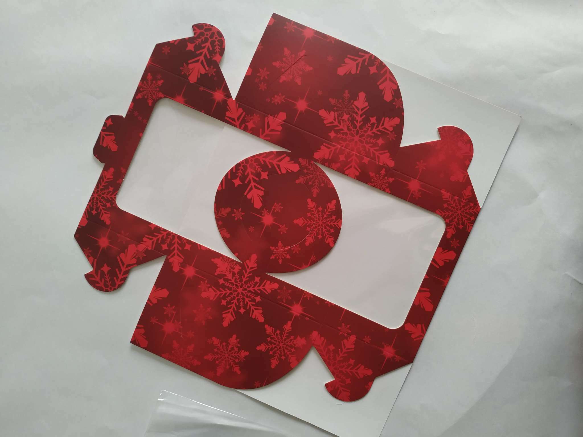 Фотография покупателя товара Коробка под бенто - торт с окном «Новогодняя почта», 14×14×8 см - Фото 8