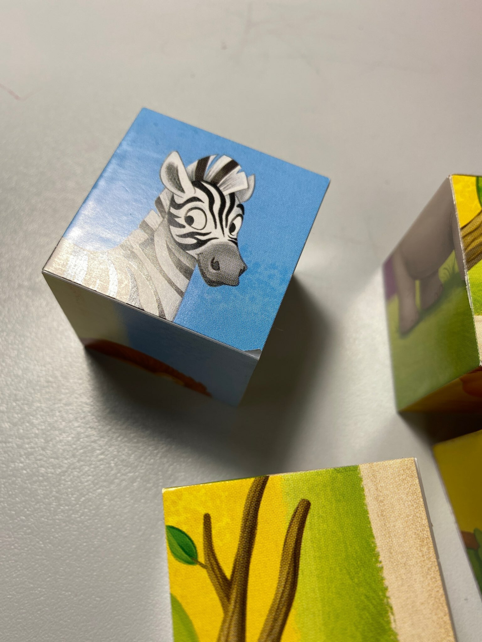 Фотография покупателя товара IQ кубики «Весёлые зоопарк», 4 шт. - Фото 1