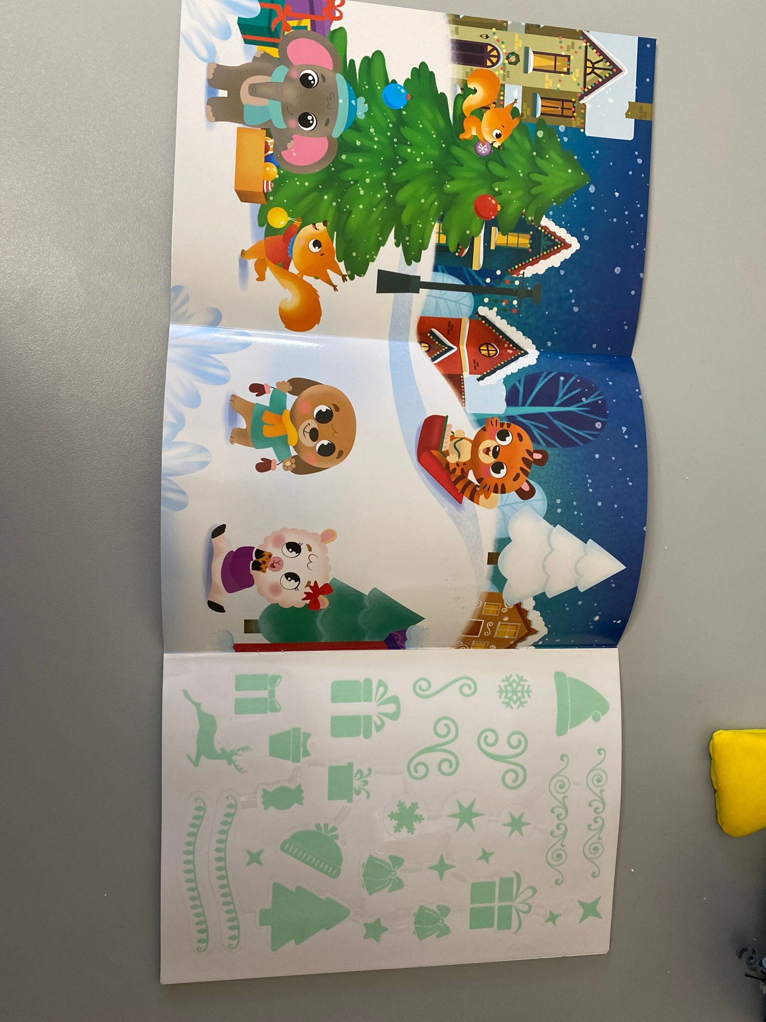 Фотография покупателя товара Книга «Светящиеся наклейки. Зайчонок», 65 наклеек - Фото 2