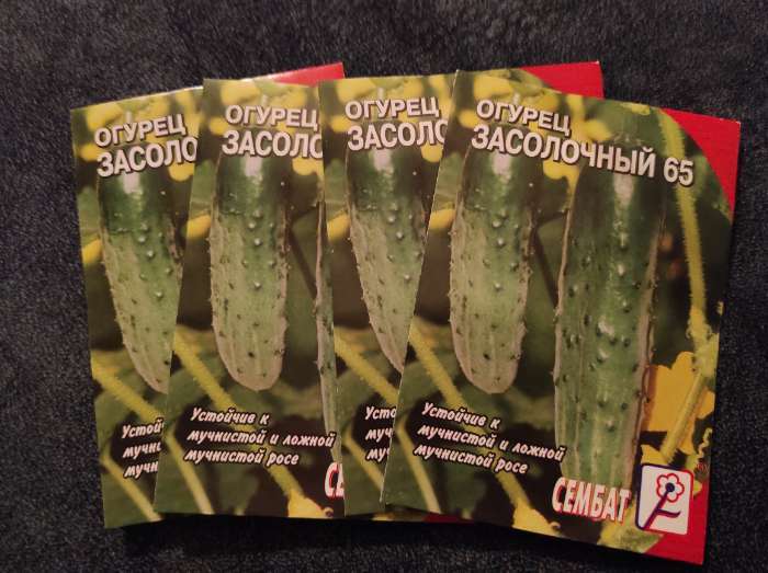 Фотография покупателя товара Семена Огурец "Засолочный", 0,5 г - Фото 1