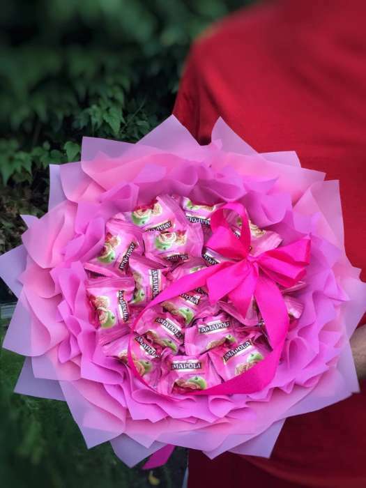 Фотография покупателя товара Пленка для цветов, лавандовый, розовый, 0,58 х 10 м