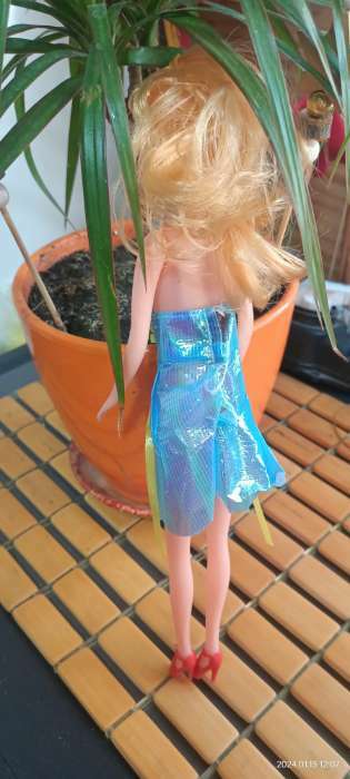 Фотография покупателя товара Кукла-модель в платье, цвета МИКС - Фото 3