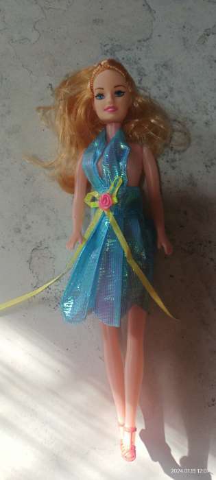 Фотография покупателя товара Кукла-модель в платье, цвета МИКС - Фото 1