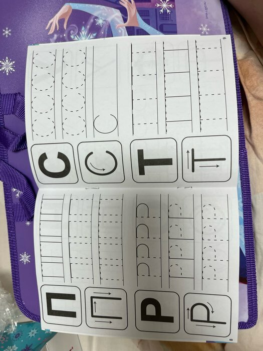 Фотография покупателя товара Прописи «Простые узоры», 20 стр., А5, Холодное сердце - Фото 16