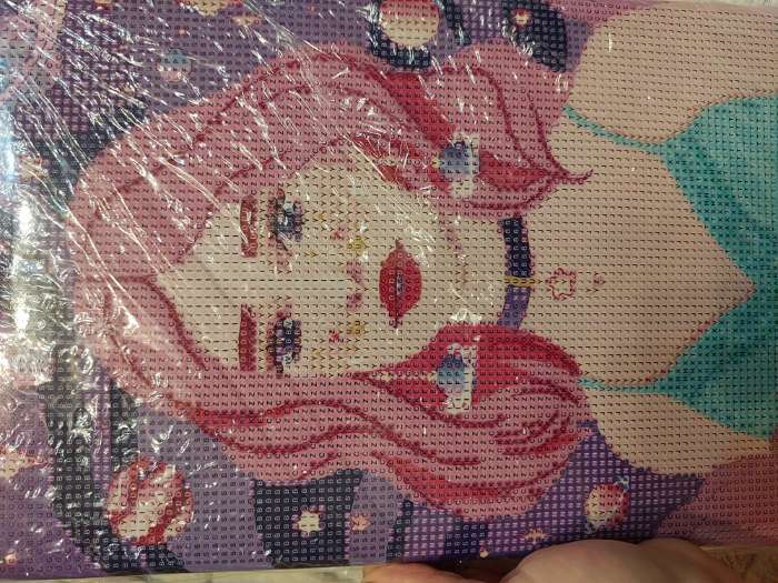 Фотография покупателя товара Алмазная мозаика с полным заполнением на подрамнике «Космическая девушка», 20 × 30 см - Фото 1