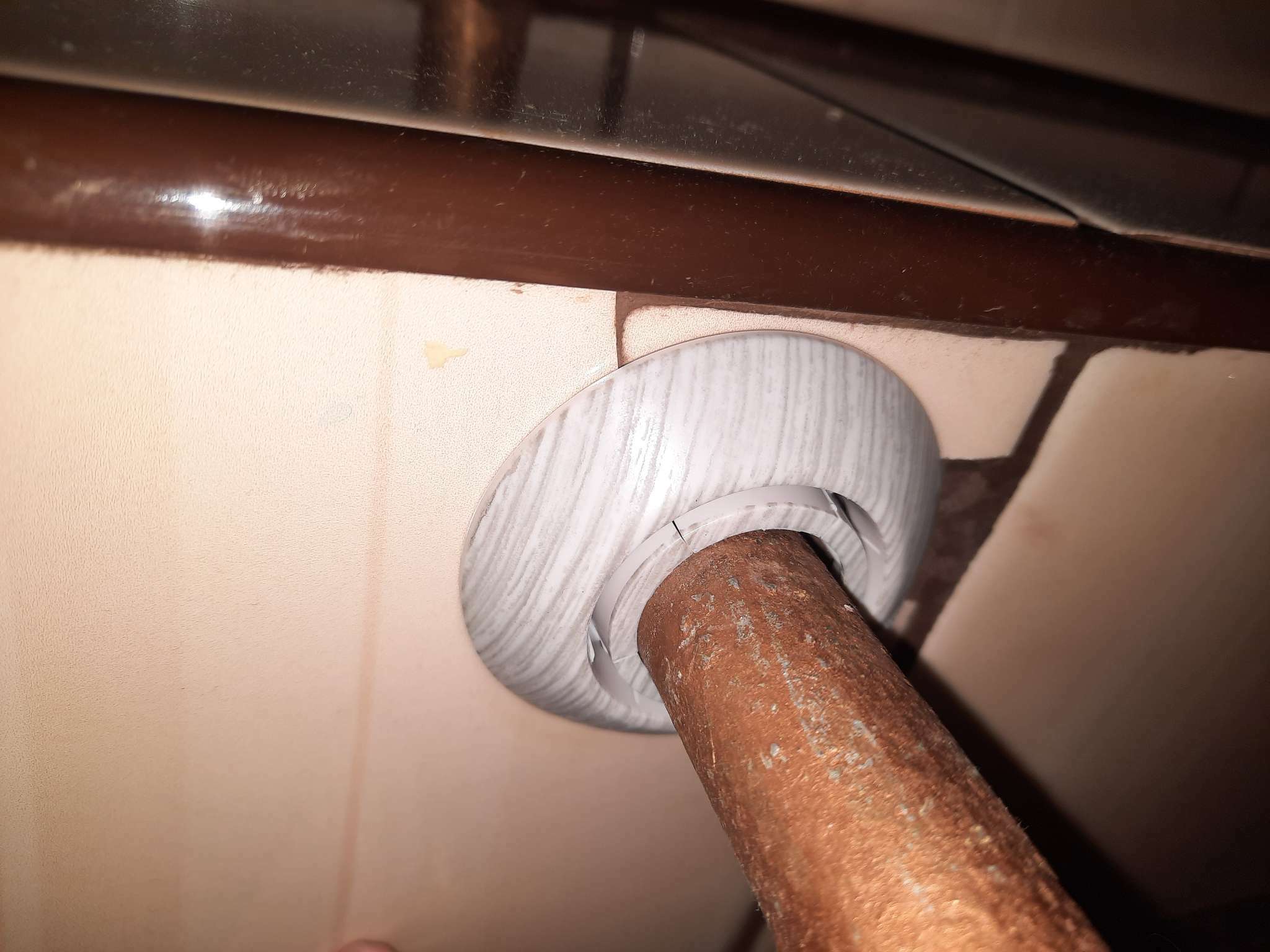 Фотография покупателя товара Обвод универсальный «Идеал», для труб Ф16-22 мм, 253 Ясень серый - Фото 4