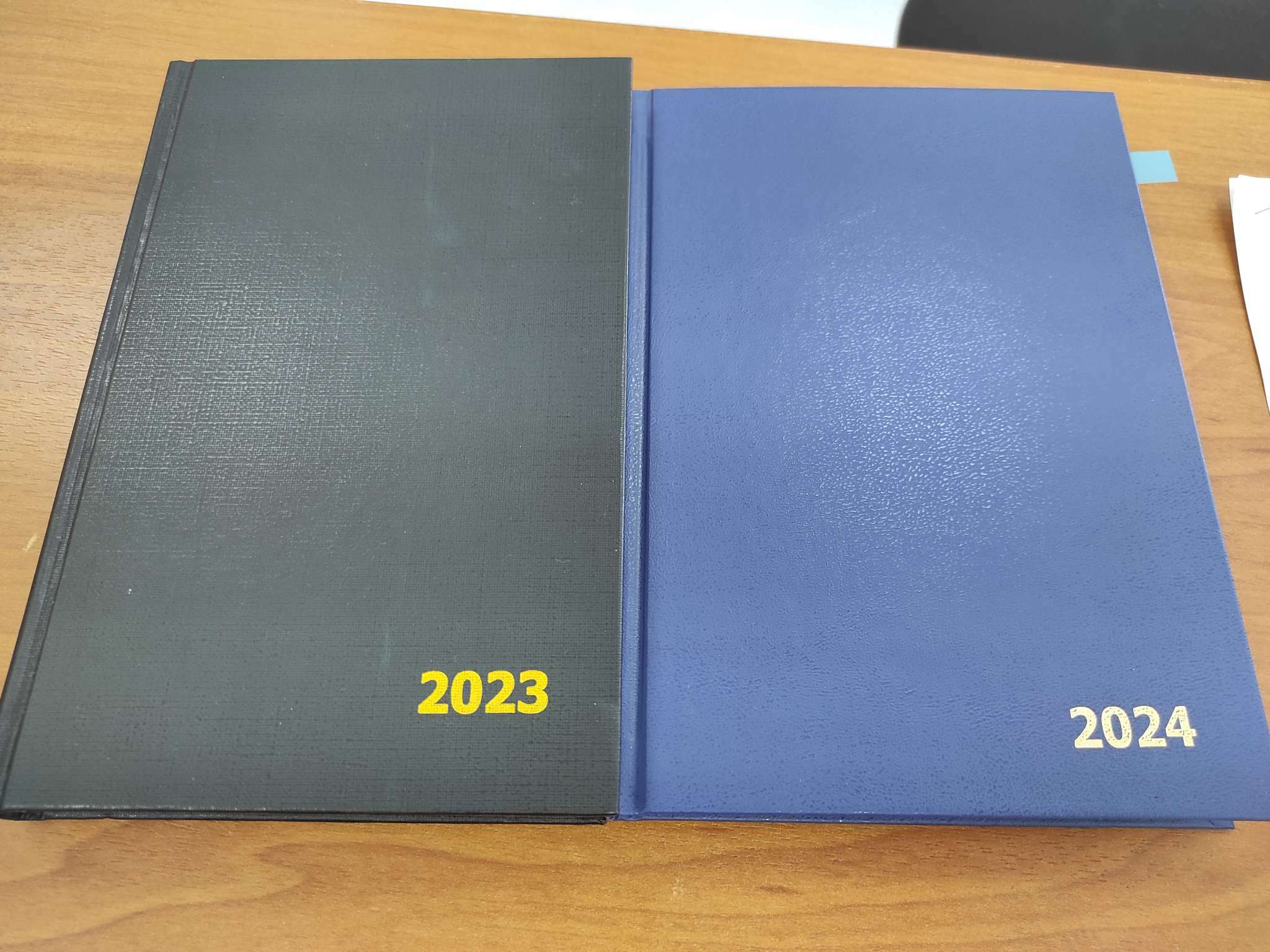 Фотография покупателя товара Ежедневник датированный 2024 года А5 168 листов, бумвинил, Синий - Фото 14