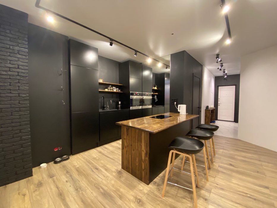 Фотография покупателя товара Трековый светильник под лампу Gu5.3, круглый, корпус черный - Фото 5