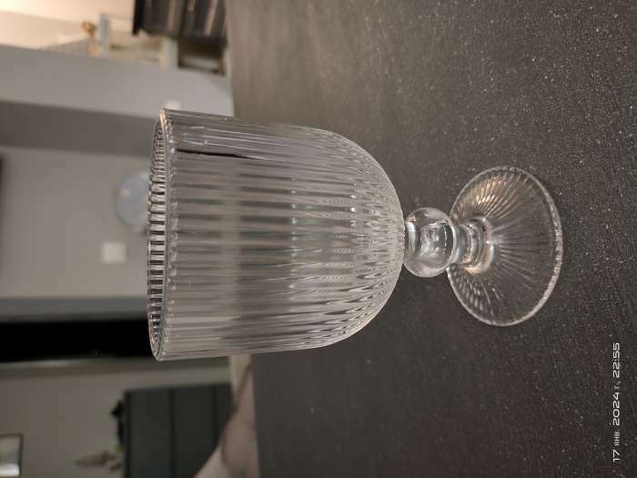 Фотография покупателя товара Бокал из стекла для вина Magistro «Грани», 250 мл, 8×14,5 см, цвет прозрачный - Фото 1