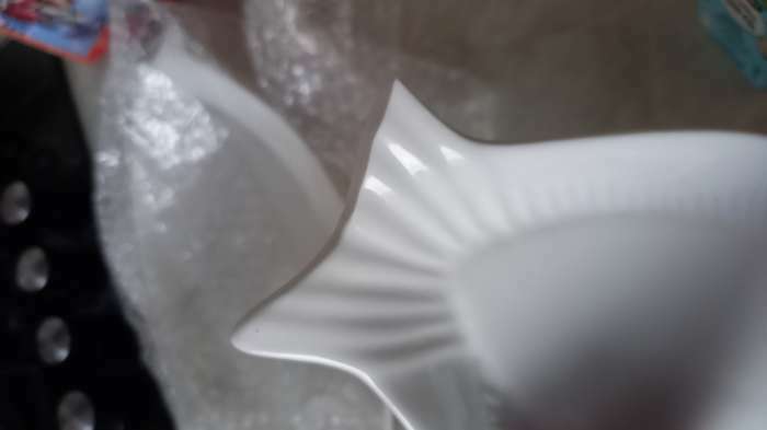 Фотография покупателя товара Блюдо фарфоровое Magistro «Рыбка», 35×16,5×3 см, цвет белый