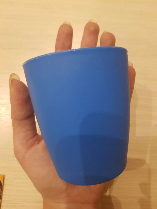Фотография покупателя товара Стакан пластиковый ИскраПласт, 250 мл, цвет МИКС