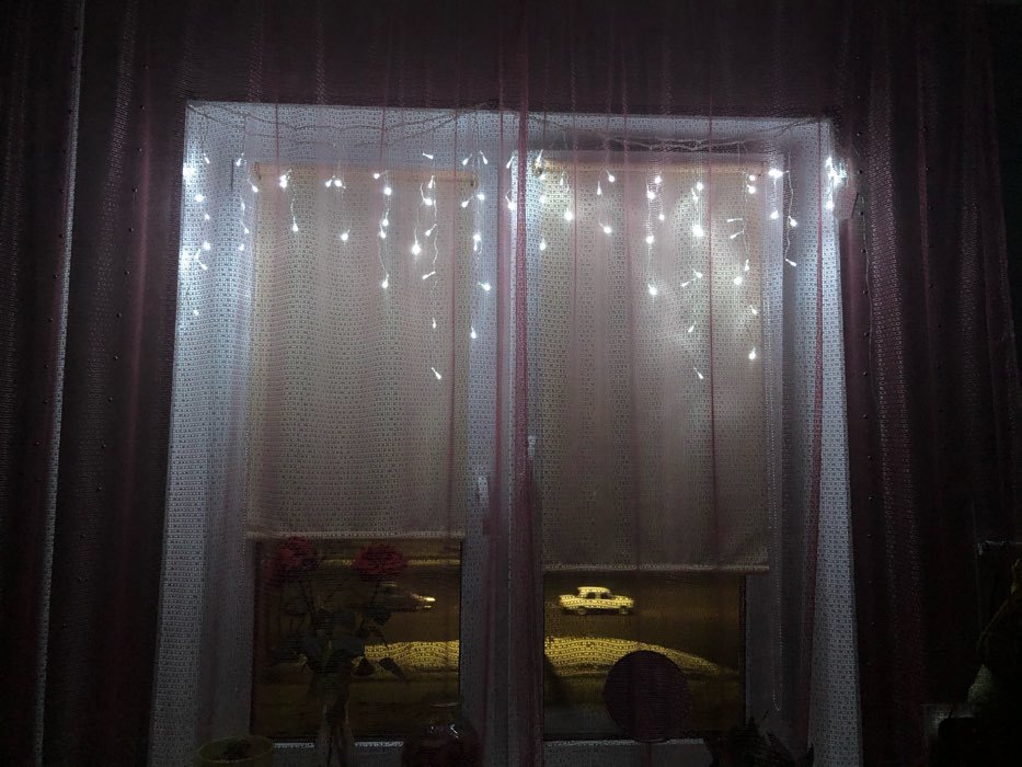 Фотография покупателя товара Гирлянда «Бахрома» 1.8 × 0.5 м, IP20, тёмная нить, 48 LED, свечение фиолетовое, 8 режимов, 220 В - Фото 45