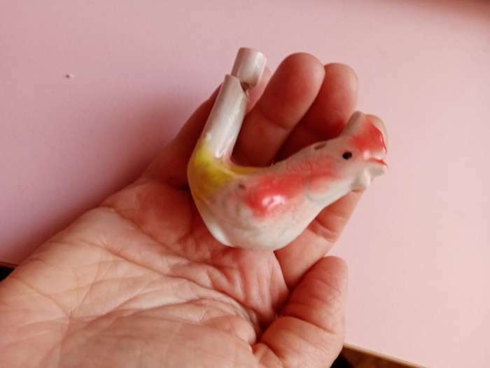 Фотография покупателя товара Свистулька керамическая «Мишка» 3,5 × 7,5 × 5 см - Фото 3