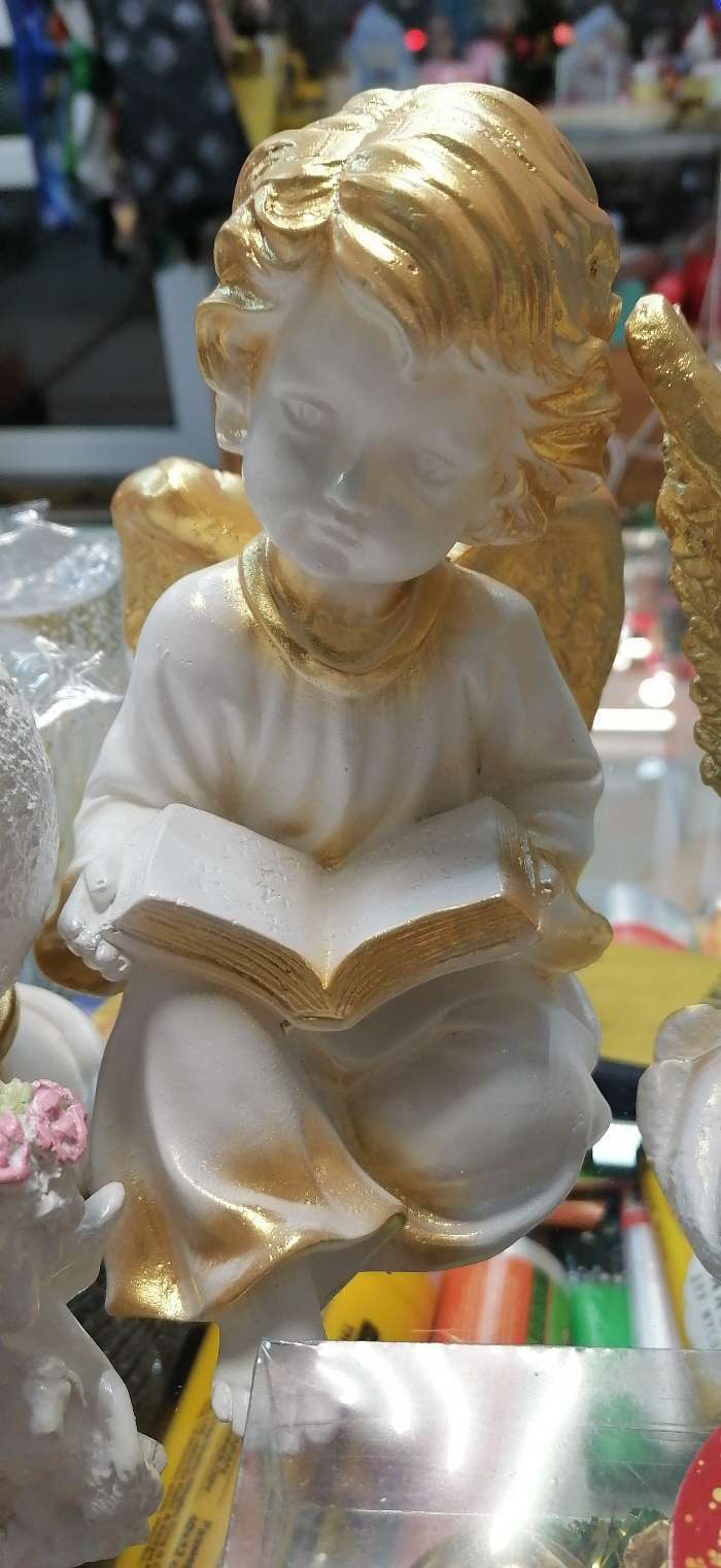 Фотография покупателя товара Сувенир-статуэтка "Ангел сидящий" 10 см - Фото 1