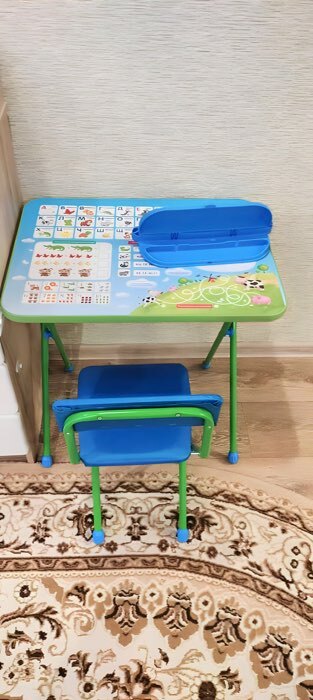 Фотография покупателя товара Комплект детской мебели «Животные», мягкий стул - Фото 3