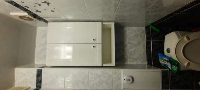 Фотография покупателя товара Шкаф навесной для ванной комнаты "ПШ 50" с нишей, 78 х 50 х 23 см - Фото 1